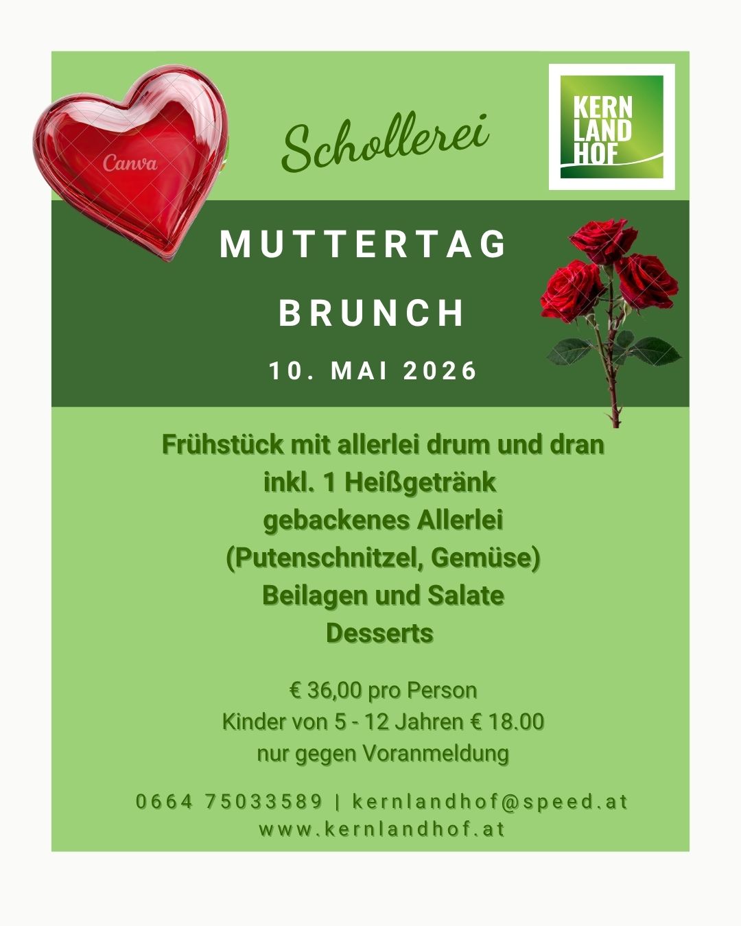 Muttertag Brunch 2026