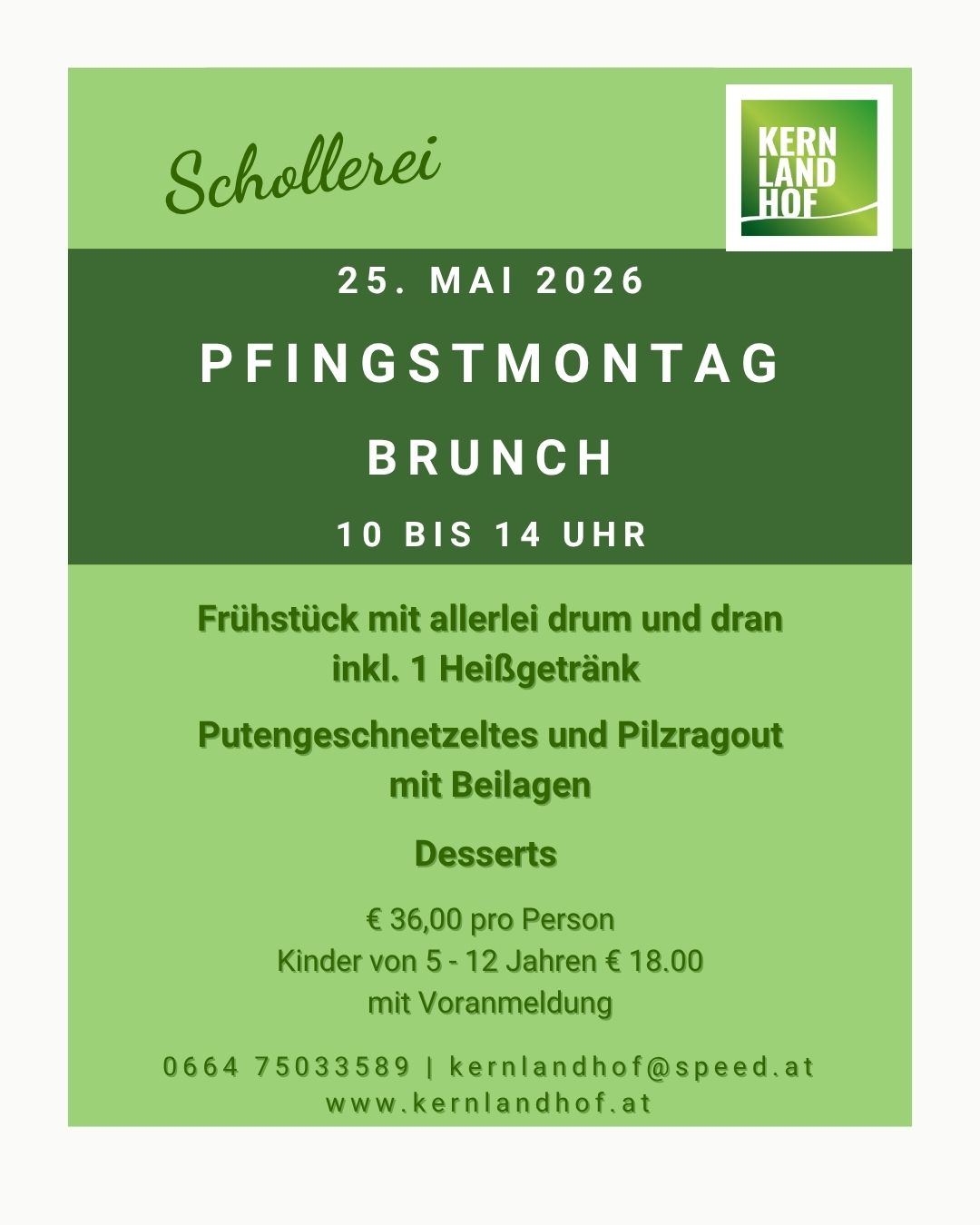 Muttertag Brunch 2026